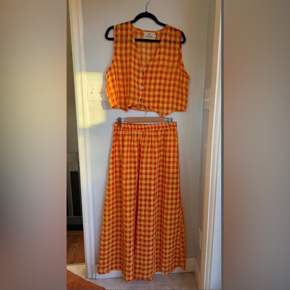 Fashion Brand Company Plaid Set